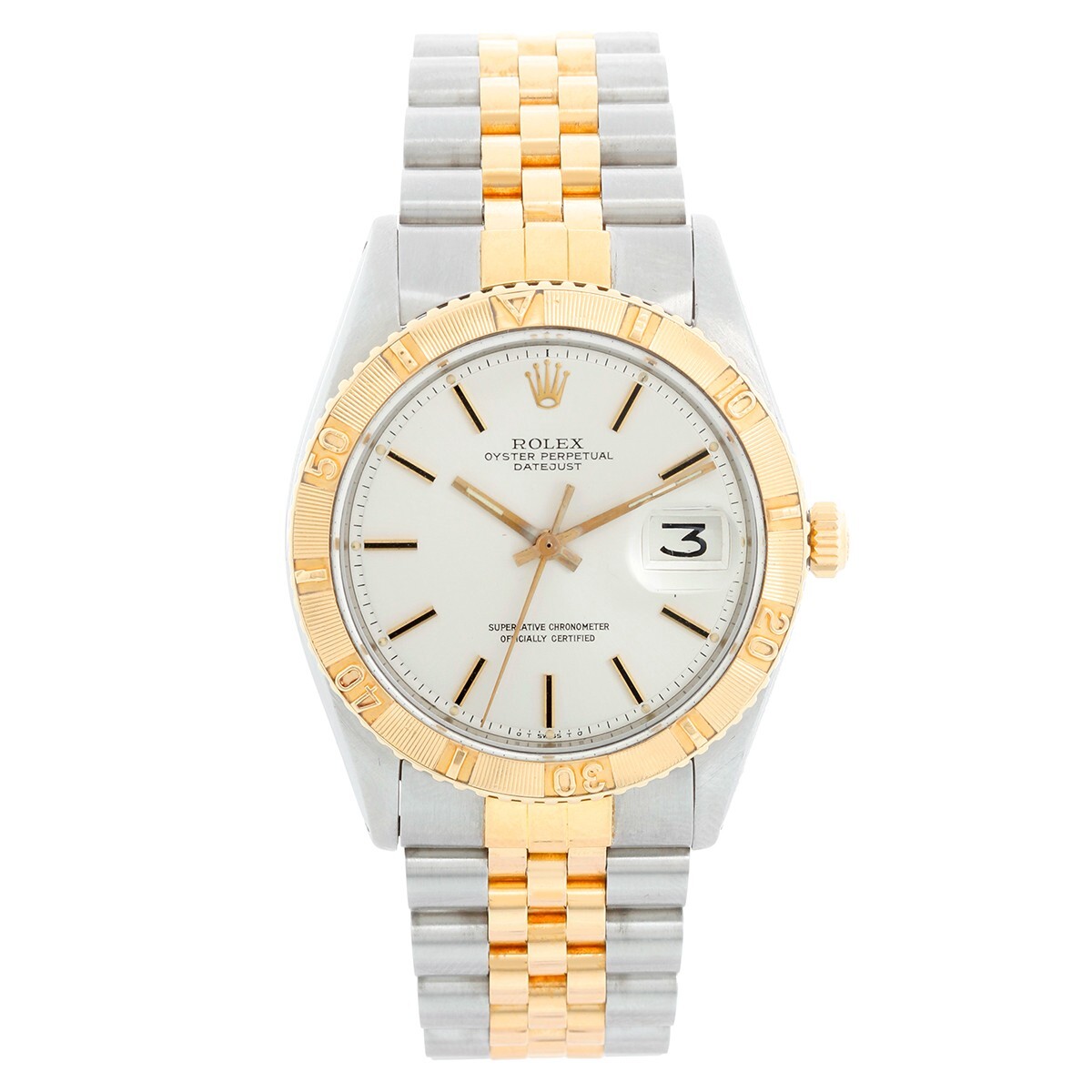 Rolex 2-Tone 1625 Steel&18k Gold Thunderbird Datejust Jubilee Bracelet Rolex Box