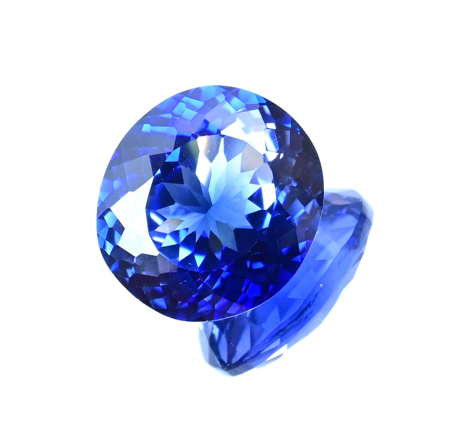 24.95 Ct Natural Montana YoGo Blue Sapphire Oval Certified Flawless Gemstone