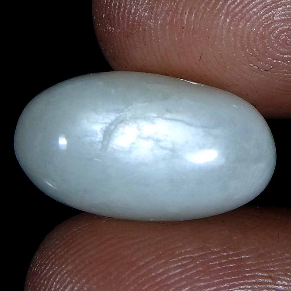 12.15Cts100%Natural Quality Silky Monnstone Oval Cabochon Loose Gemstone