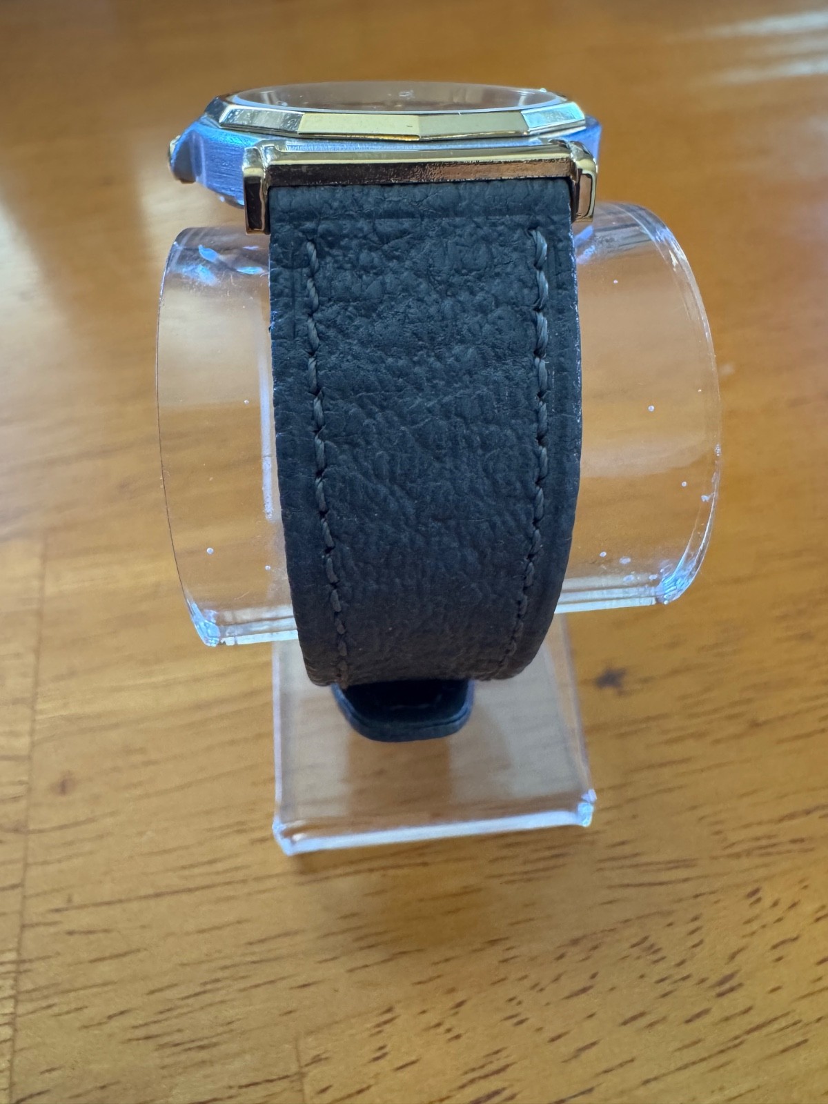 WITTNAEUER LONGINES SWISS MADE “DODECAGON” STYLE BEZEL – 30.5 MM – PIG SKIN BAND