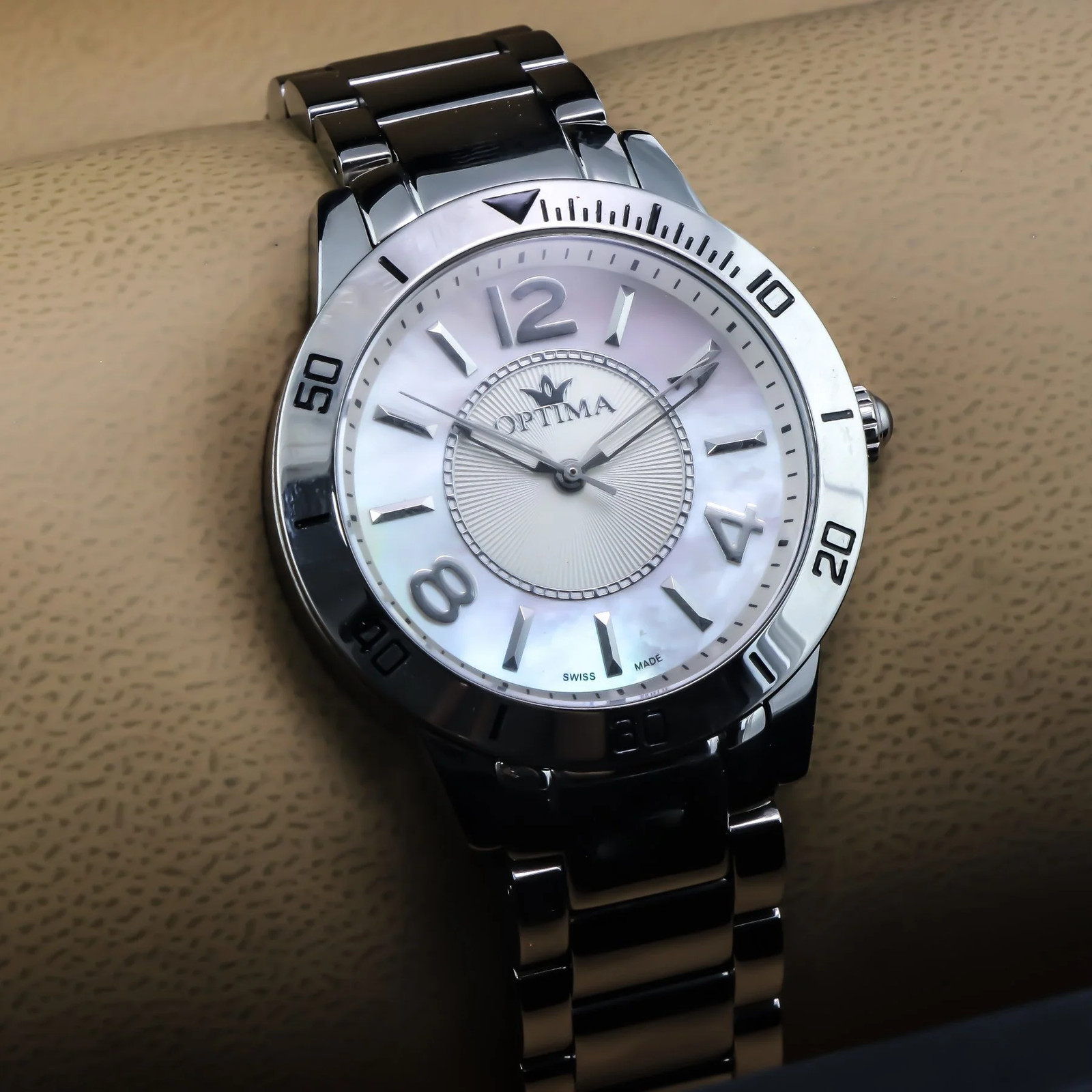 Optima – Swiss Watch – OSL347-SS-7 Quartz 41.40 mm OSL347 30 meters (3 ATM