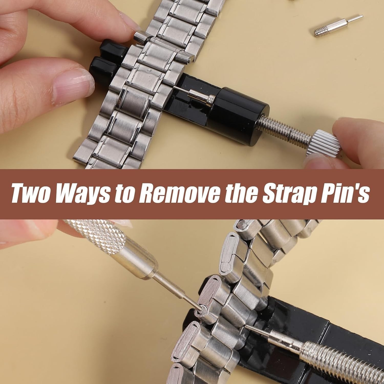 Professional Watch Link Removal Kit – Stainless Steel Tools for Perfect Sizing