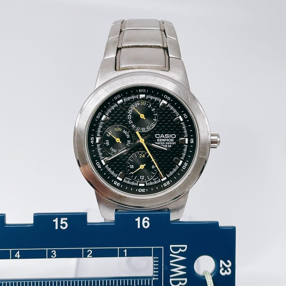 New Battery Operational Casio EDIFICE EF 308 Chronograph Watch Quartz Vintage Me