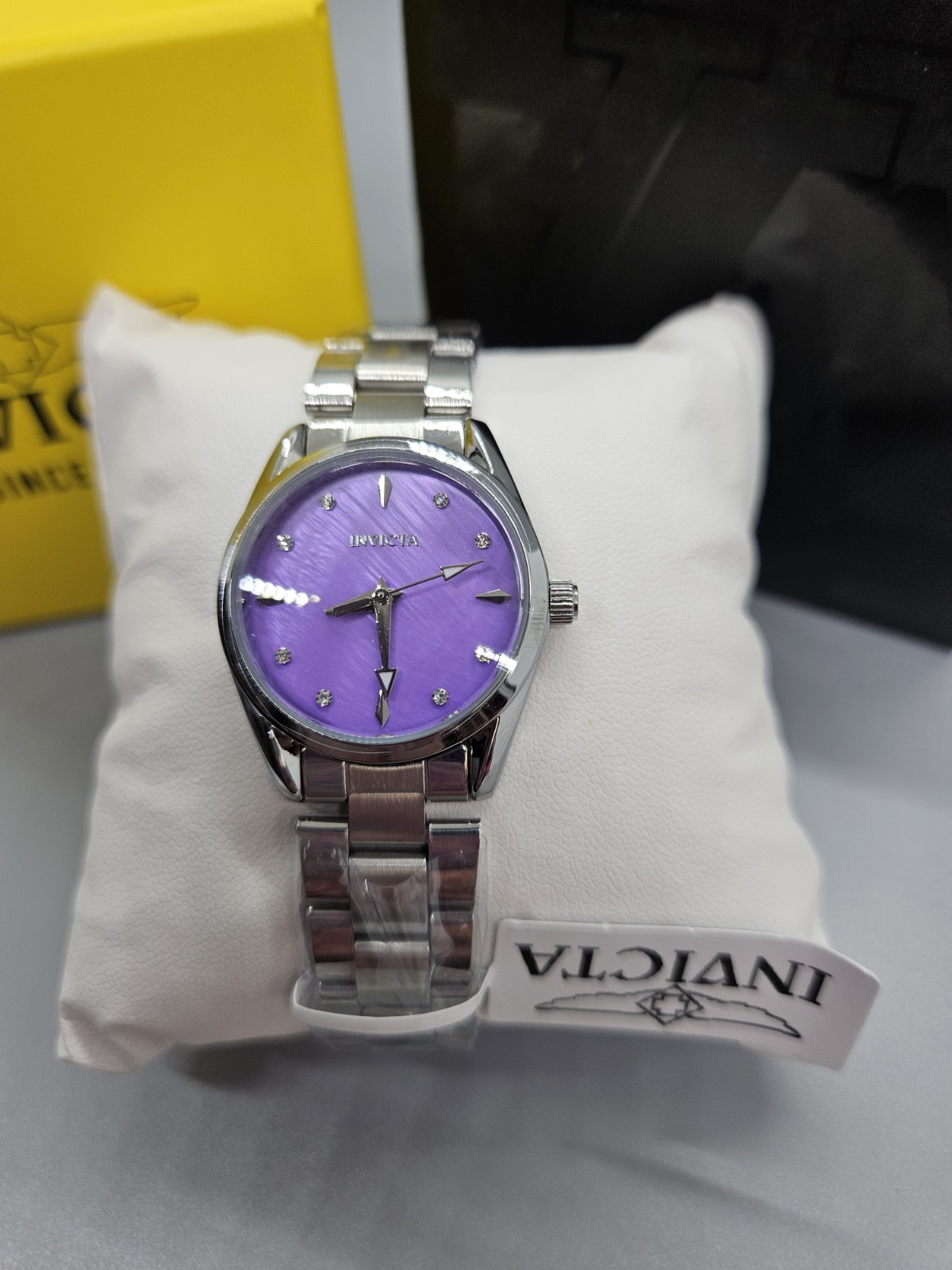 BRAND NEW Invicta Celestial Women’s Watch – 28mm, Steel Purple 69344