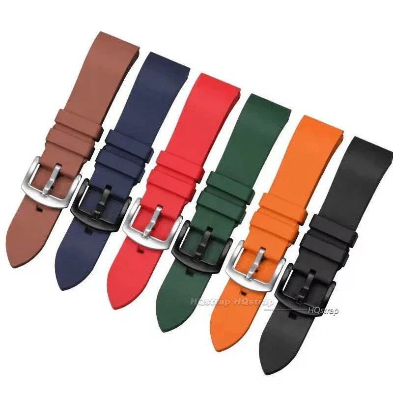 18mm 20mm 22mm Soft Silicone Watch Band Divers Replacement Strap Quick Release