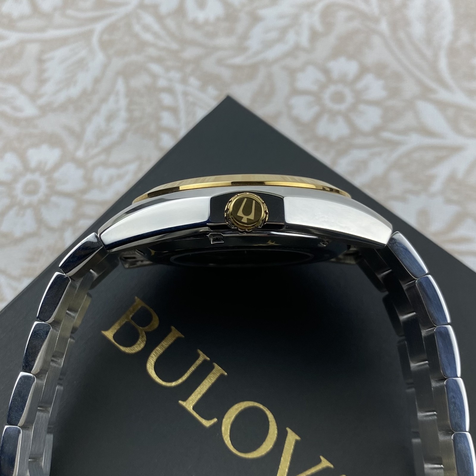 Bulova Surveyor 98A284 Silver-Gold Dial Two-Tone Stainless Automatic Men’s Watch