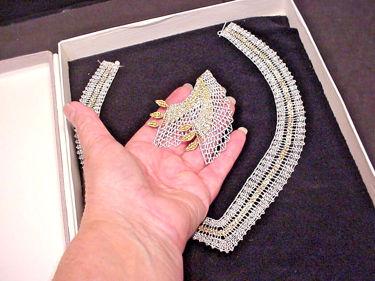 Vlasta Wasserbauerova Original Woven Necklace w/ Optional Pendant Czech