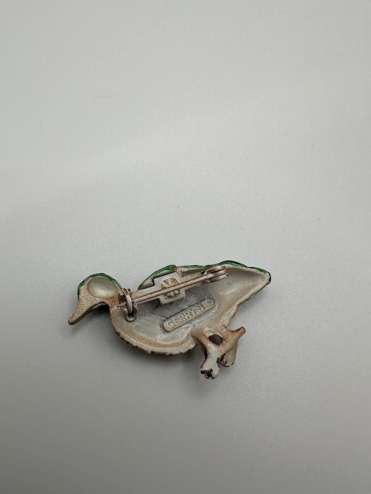 Vintage Gerry’s Duck Painted Brooch Pin 3.6cm BB5