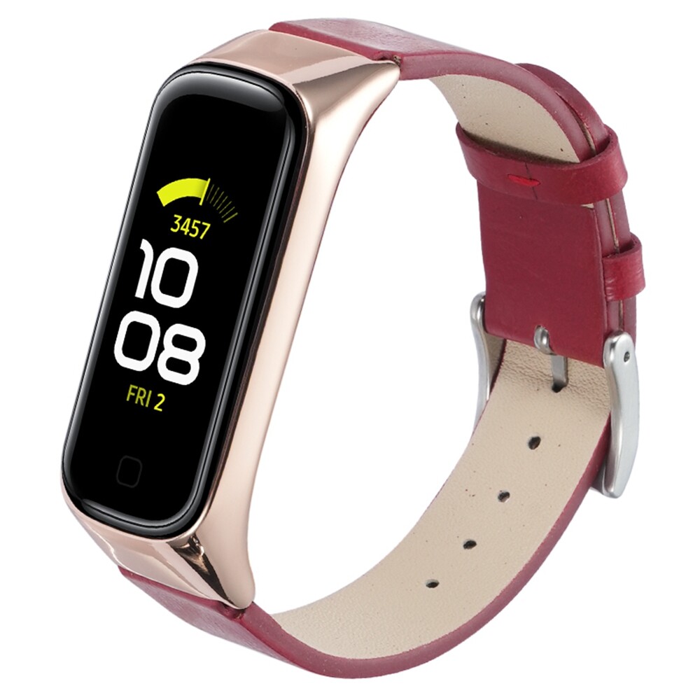 Leather Watch Band Strap For Samsung Galaxy Fit 2 SM-R220 Replacement Wristband