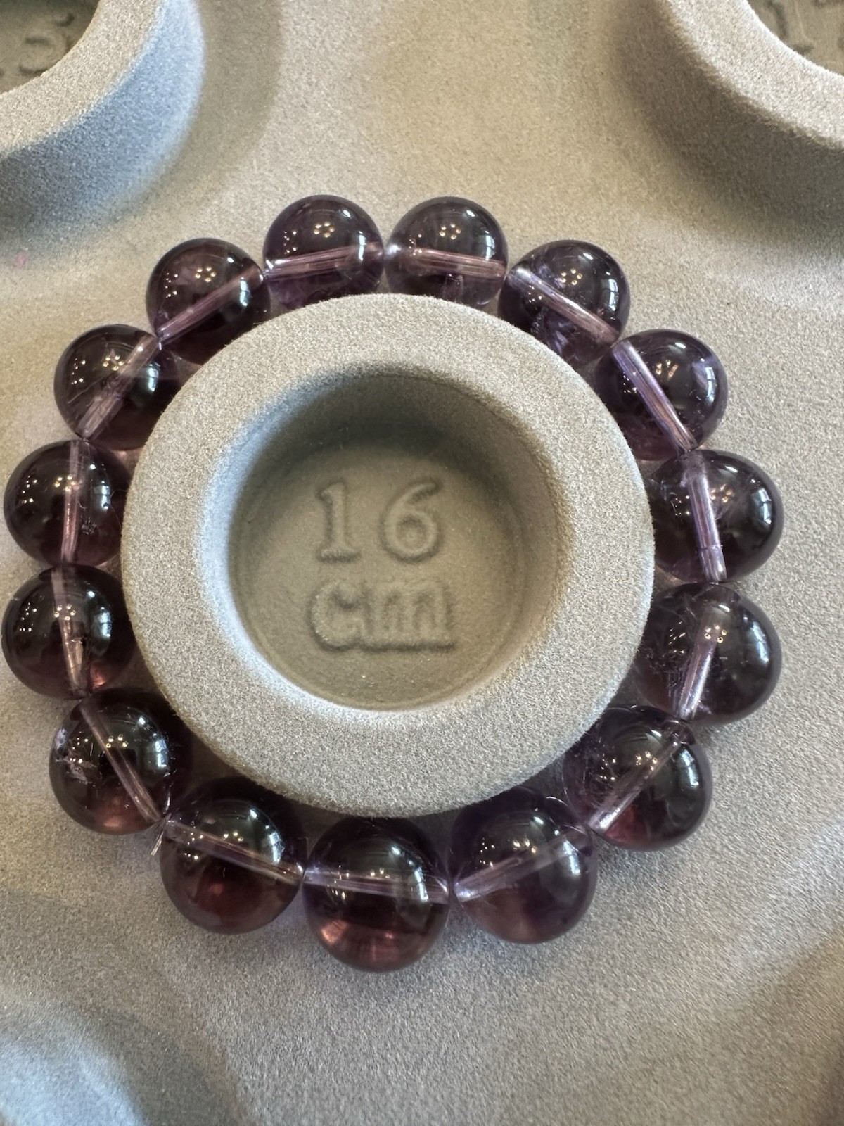 13.7mm Genuine Amethyst Bracelet