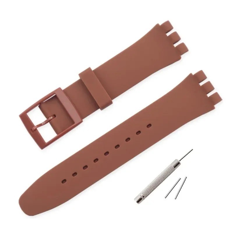 Wrist Watch Band Strap For Swatch 16mm 17mm 19mm 20mm Rubber Silicone Watchband
