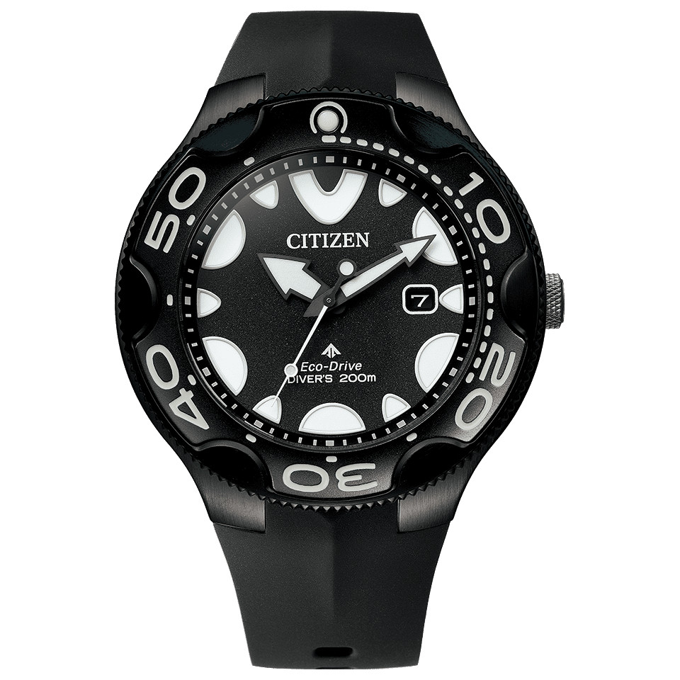 CITIZEN PROMASTER MARINE BN0235-01E Eco-Drive Diver’s Watch 200m Orca Black
