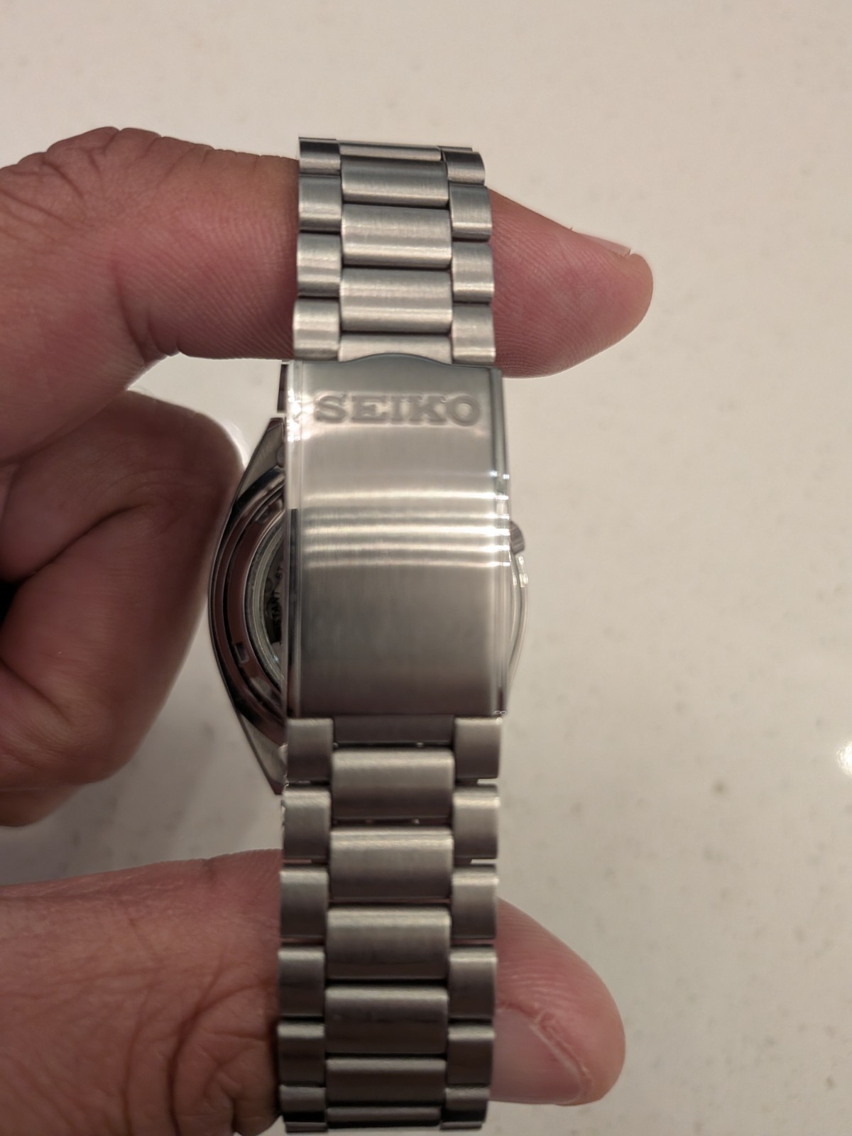 Seiko SNXS73 Men’s Auto 21J Day/Date 37mm SS Silver Dial 30m Box Papers