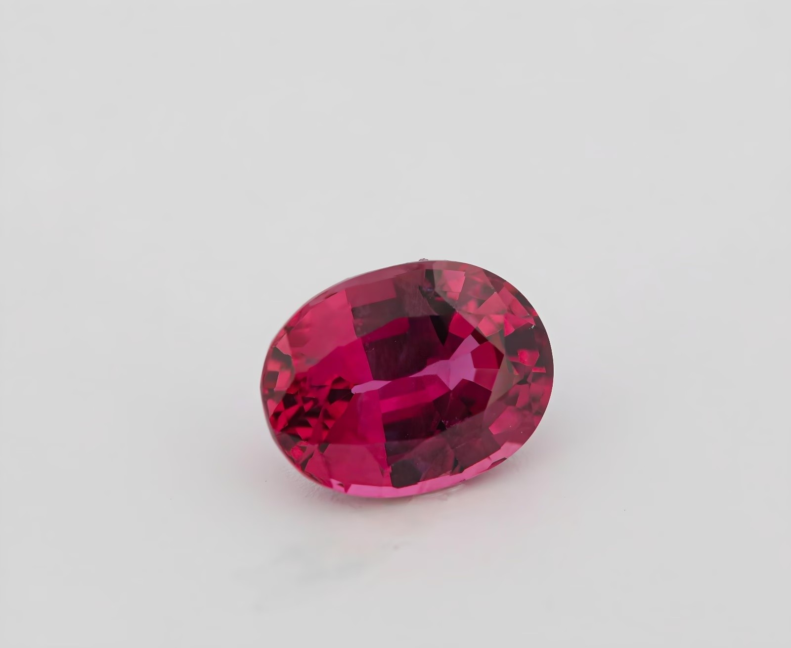 Rare No Heat Natural Thailand Purplish Red Ruby 1.22ct GIA Pigeon Blood Oval