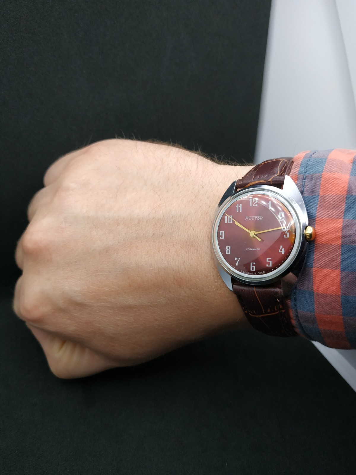 Men’s Dress Watch Wostok Vintage USSR Mechanical 2409A Retro Vostok Soviet ⭐