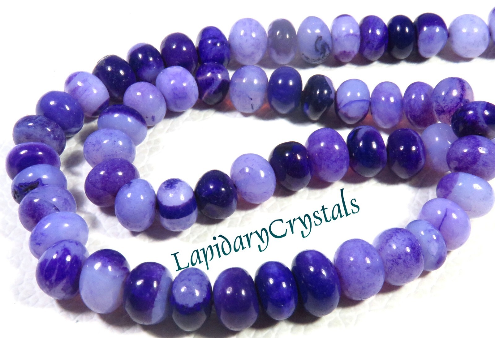 8.25-8.5mm Charoite Opal Rondelle Smooth Beads Charoite Gemstone Briolette Beads