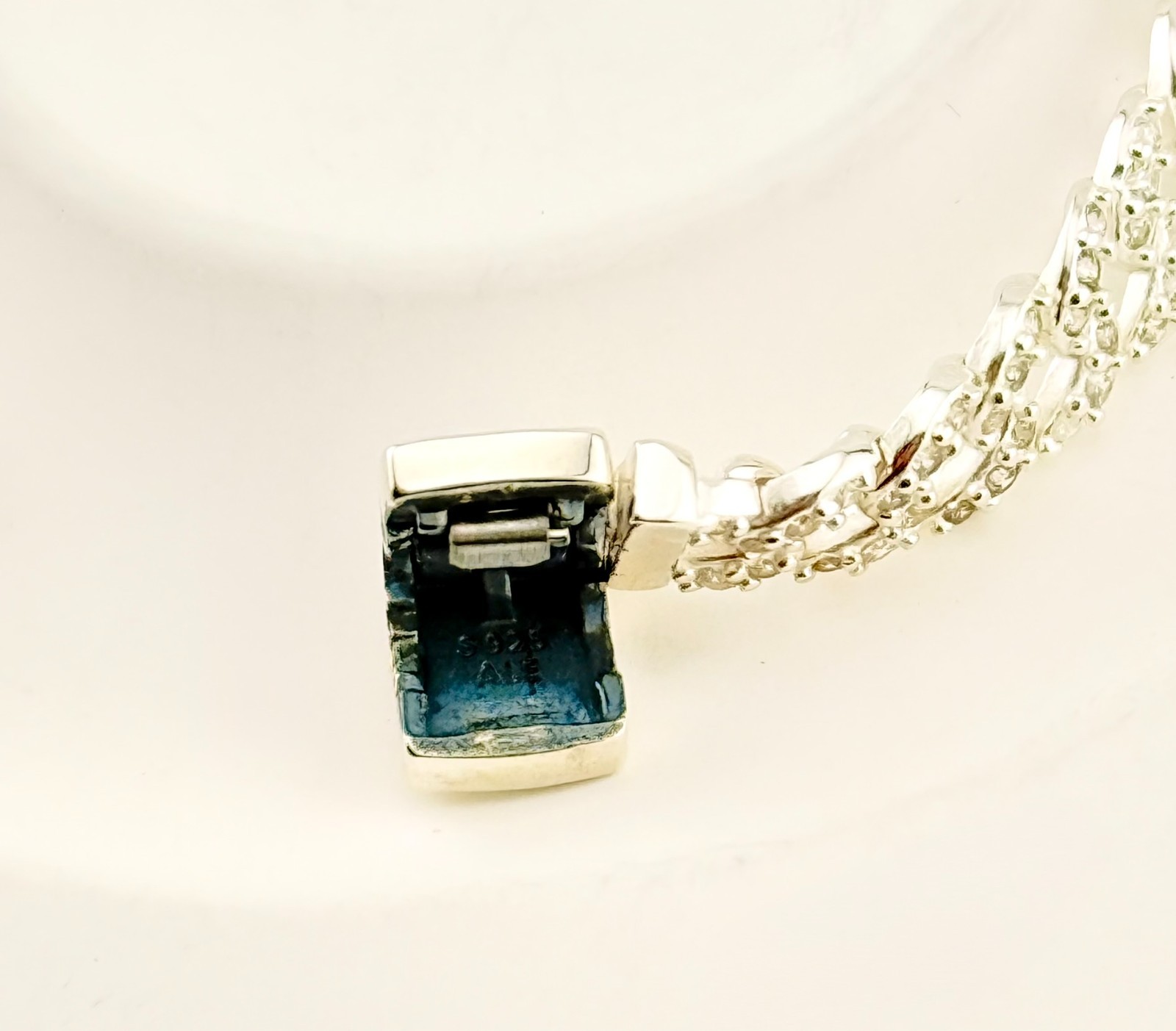 New Genuine Pandora Timeless Pavé Cuban Chain Bracelet 593008C01 Various Sizes