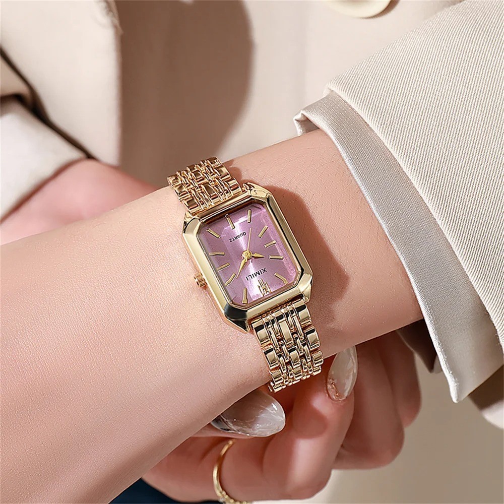 Women’s Classic Casual Square Dial Analog Quartz Wrist Watch Dress Watches Gift