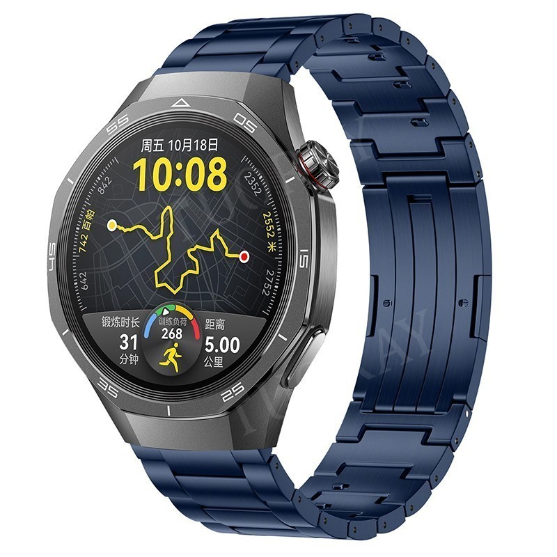 For Huami Amazfit GTS 4 3 2 Mini GTR 42 47mm Bip 6 5 Titanium Metal Band Strap