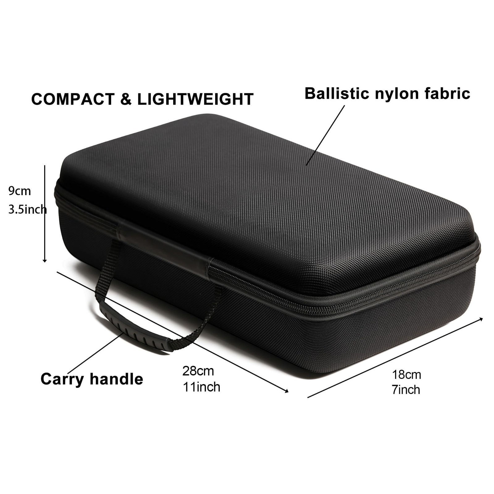 8-Slot Hard Watch Storage Case, Padded Display Box for Organization & Protection