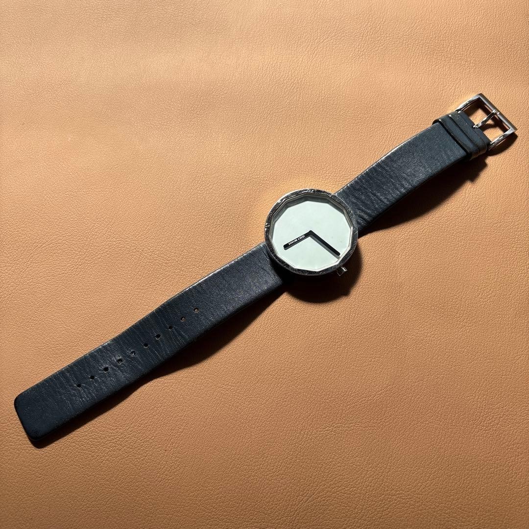 Issey Miyake Twelve Analog Quartz Watch Dark Blue Octagonal With Box Used JAPAN