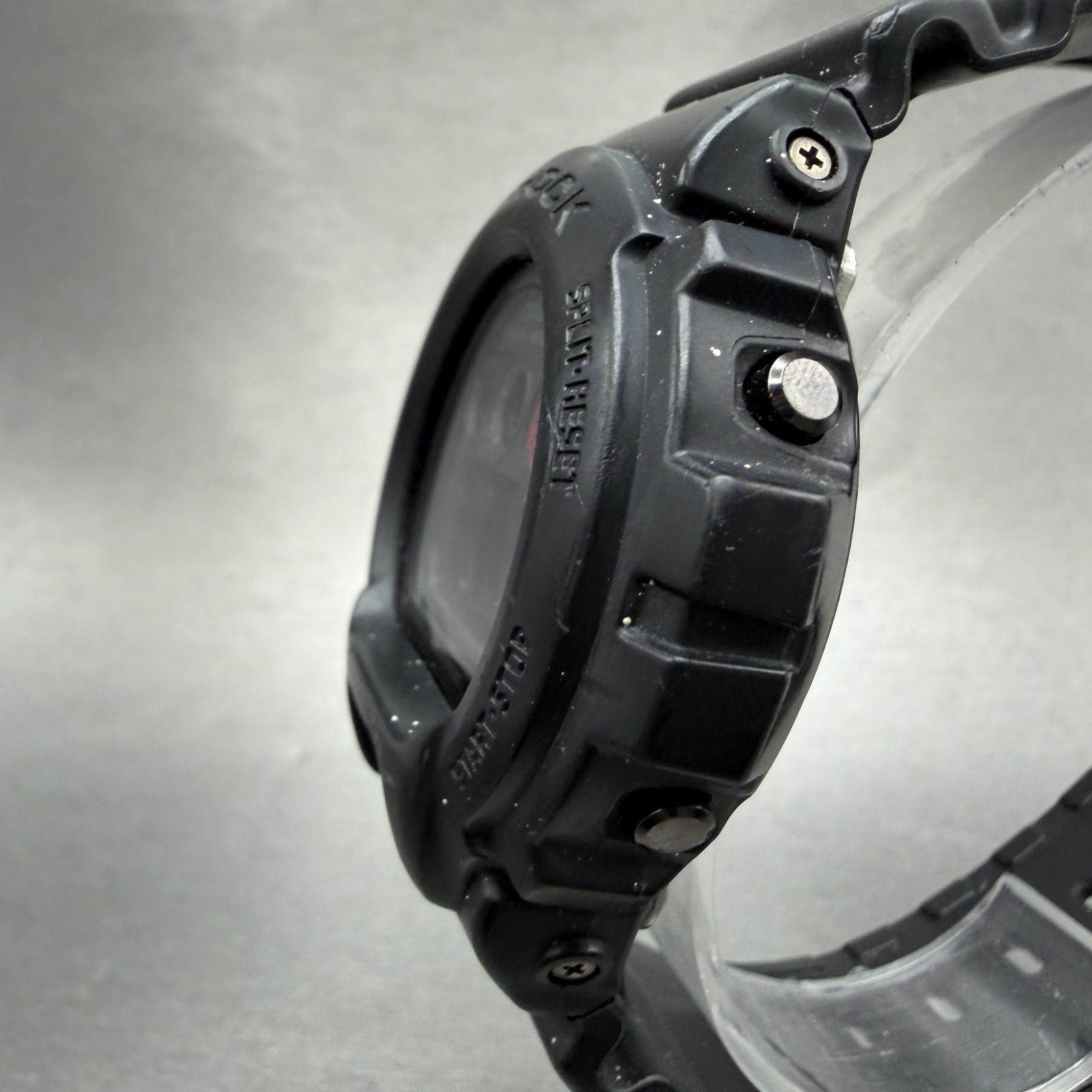 Casio G-Shock DW-6900MS Watch Men 51mm Black Red Alarm Chrono Digital New Batt