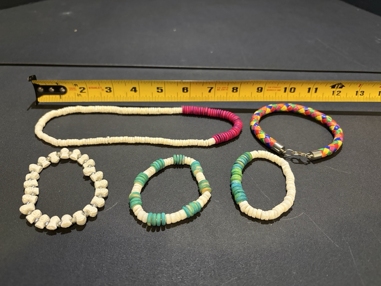 Lot Of 4 Jewelry Pieces, 4 Bracelets And 1 Necklace