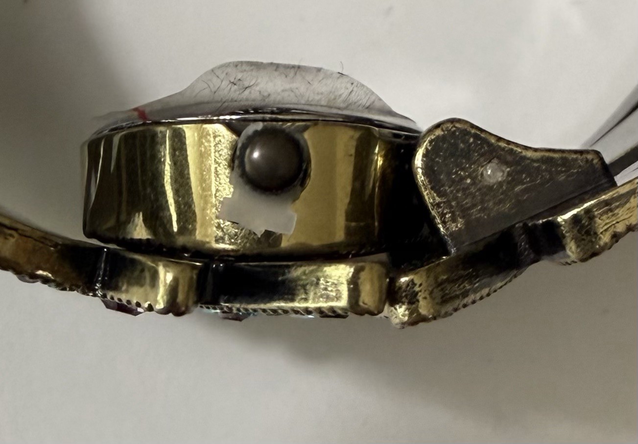 Heidi Daus Dancing Dragonfly Crystal Bangle Bracelet Watch Unused Untested w/Box