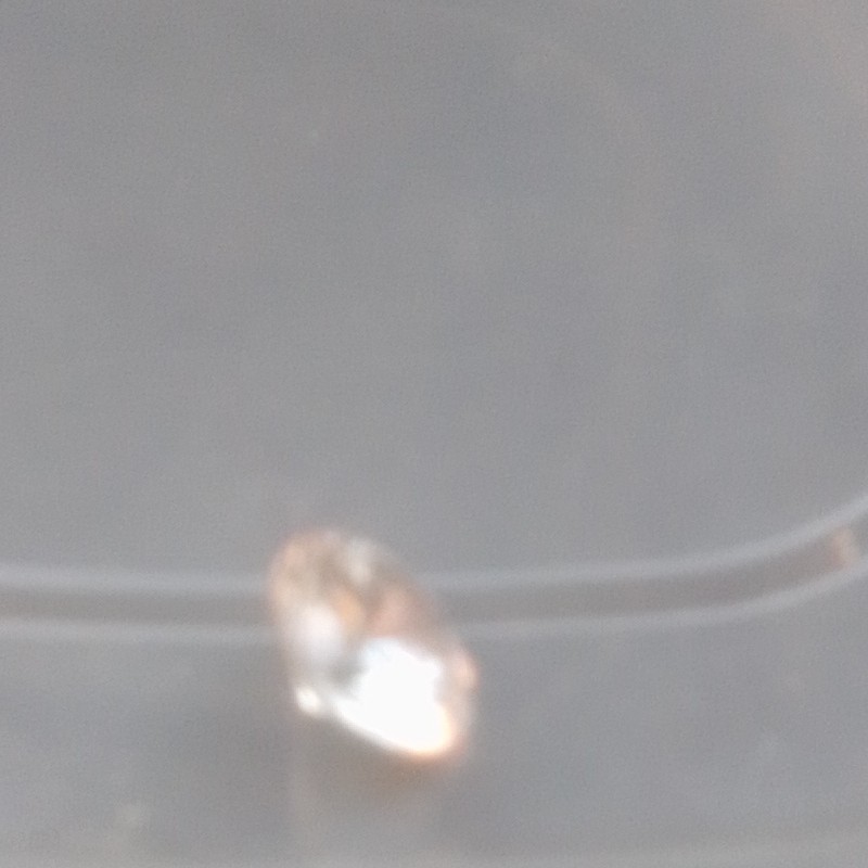 White/Clear Transparent Oval Cut Faceted Loose Sapphire Gemstone, 1 Piece