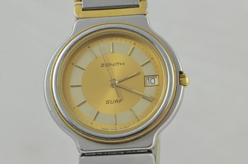 Zenith Pacific Quartz Women’s Watch 32mm Steel/Gold with Rubber 295.5000.207