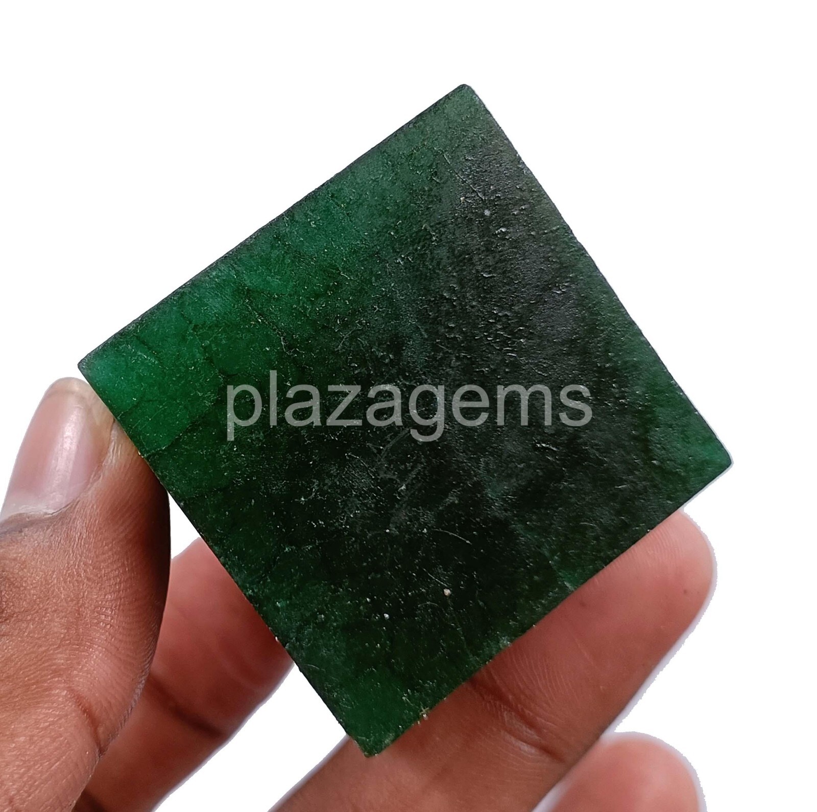 783.0 Ct Cube Cut Natural Green Emerald Raw Certified Loose Gemstone 5RDU