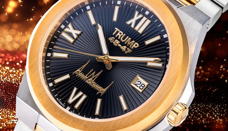 President DONALD TRUMP 45 47 Inauguration Jan 20 Watch BLACK SILVER GOLD # /500