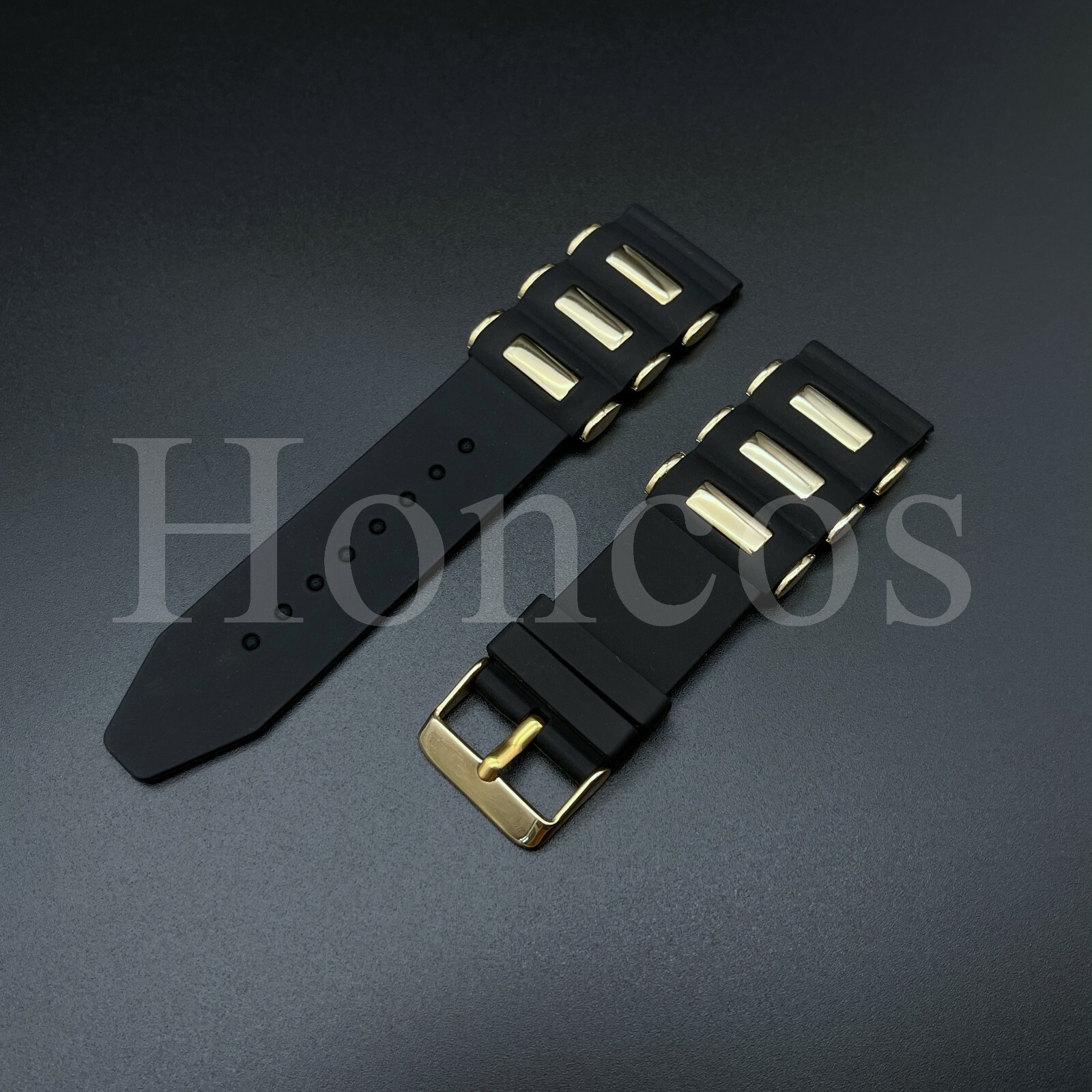 26MM RUBBER BAND STRAP FITS FOR INVICTA 1435 1436 1545 1798 1932 SEA SPIDER BLK