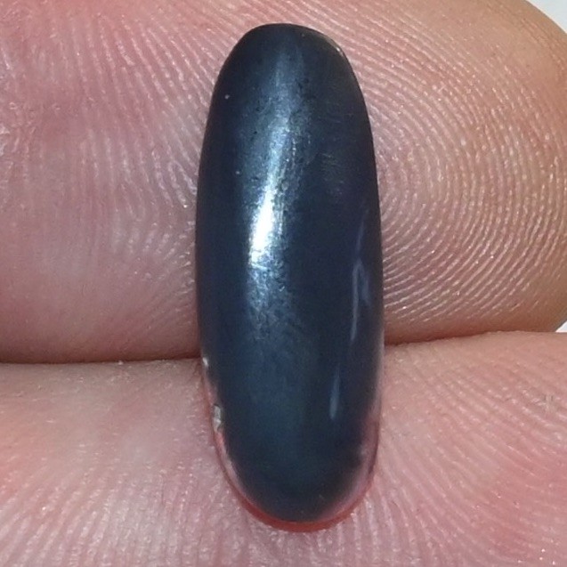 Lightning Ridge Red On Black Solid 2.34ct 19mm x 7mm x 3mm