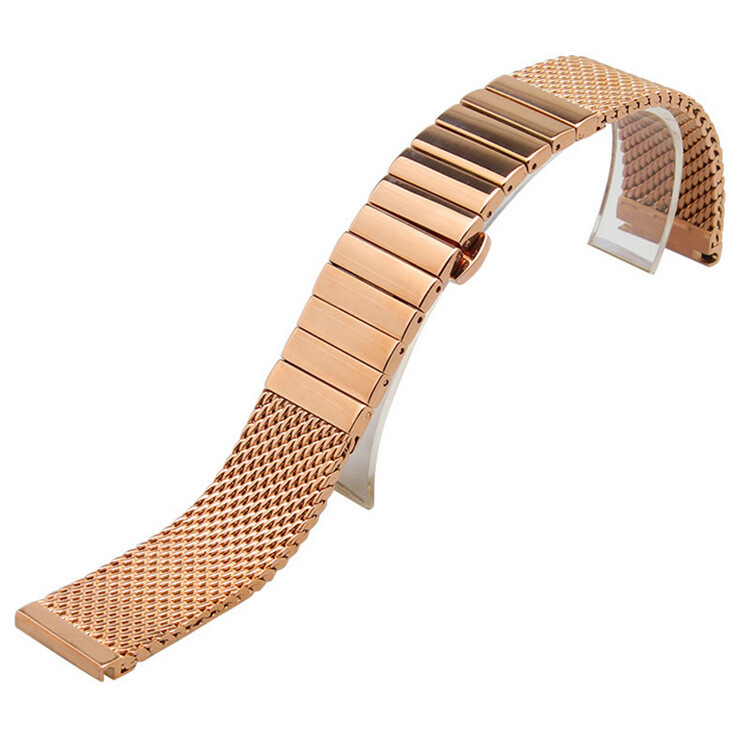 Premium Milanese Mesh Stainless Steel Watch Band Elegant Metal Bracelet 18-24mm
