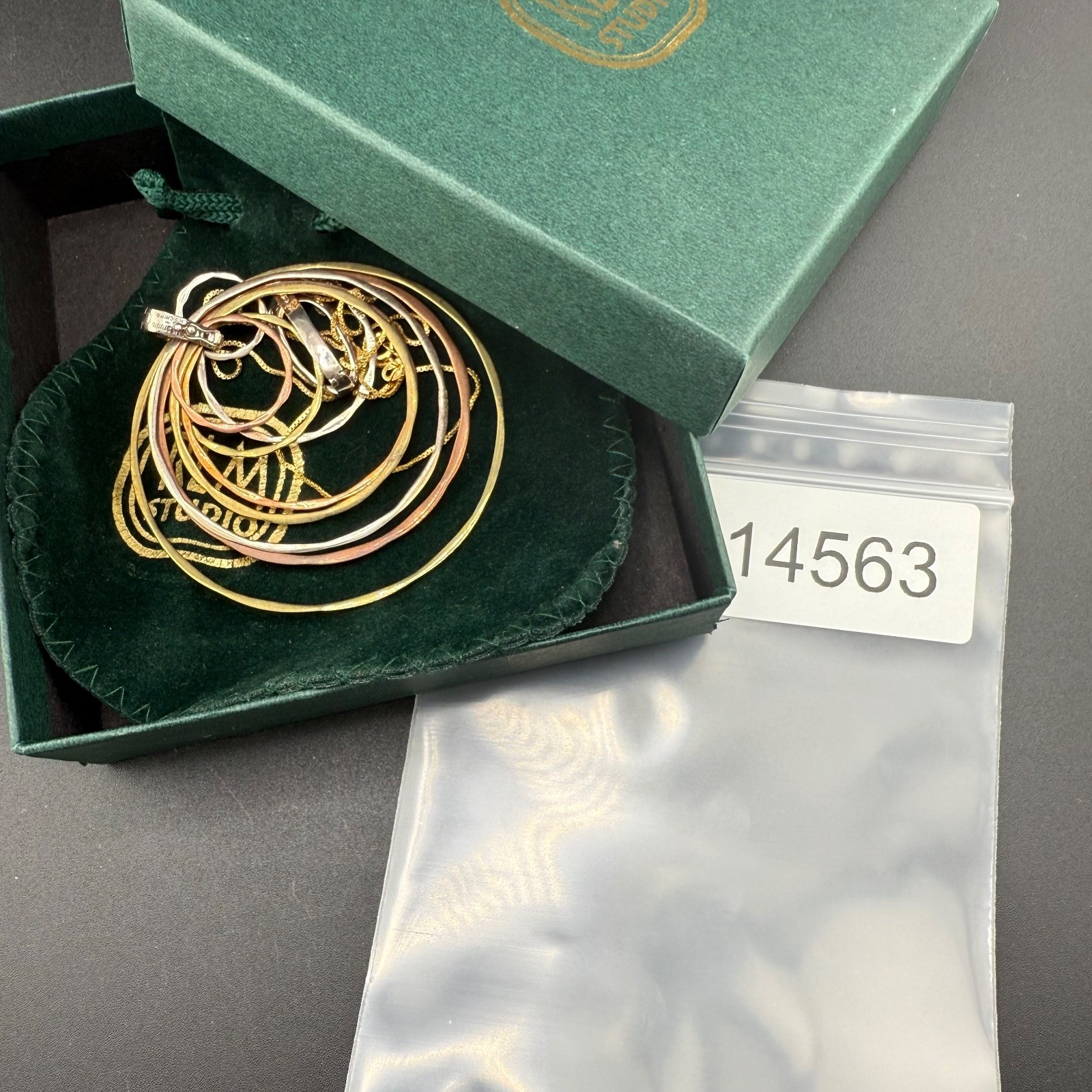 RLM Studio Necklace Signed 925 19” Extra Bale Included