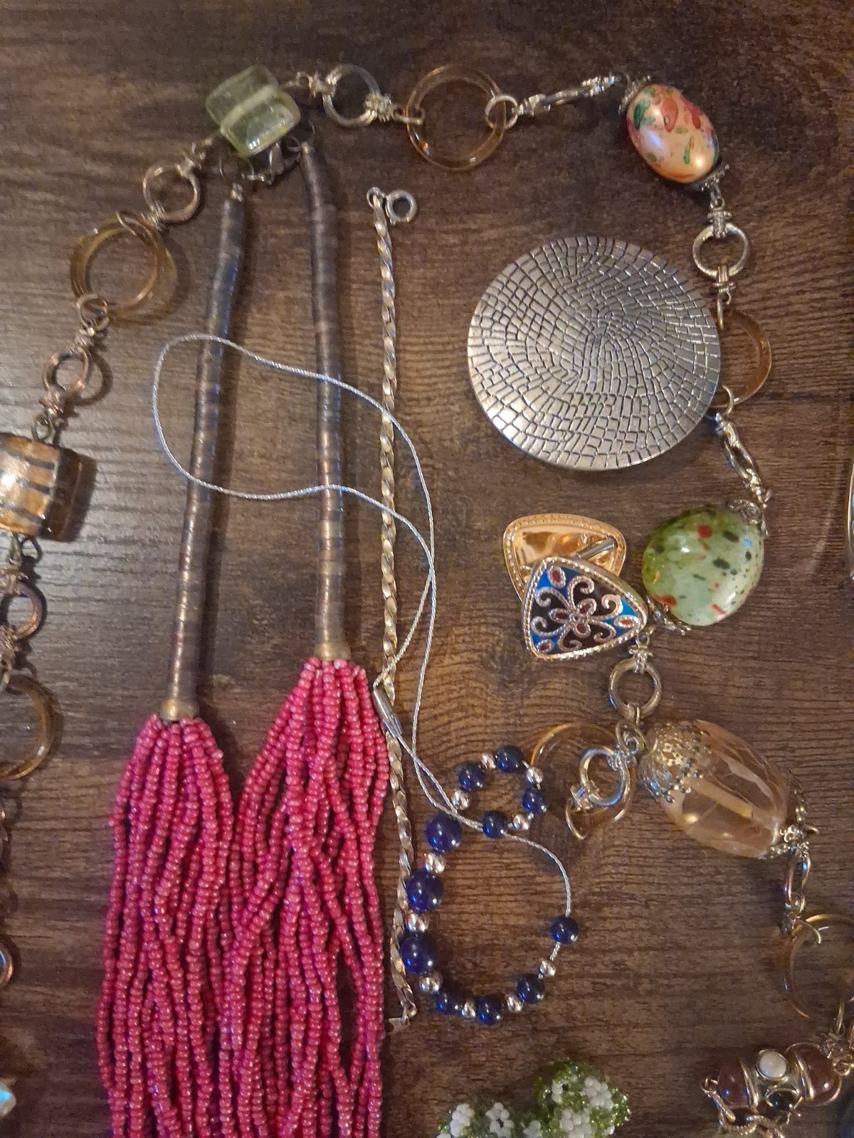 Assortment Costume Jewelry & Other Vintage Items Including 2 Ounces 999 Copper