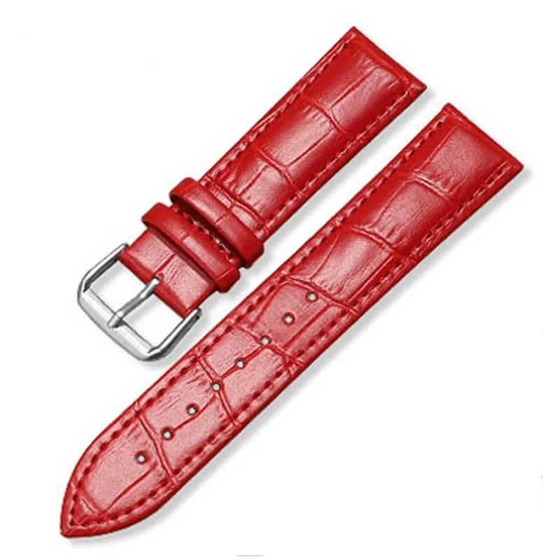 “Premium Genuine Leather Men’s Watch Strap – 12mm to 22mm