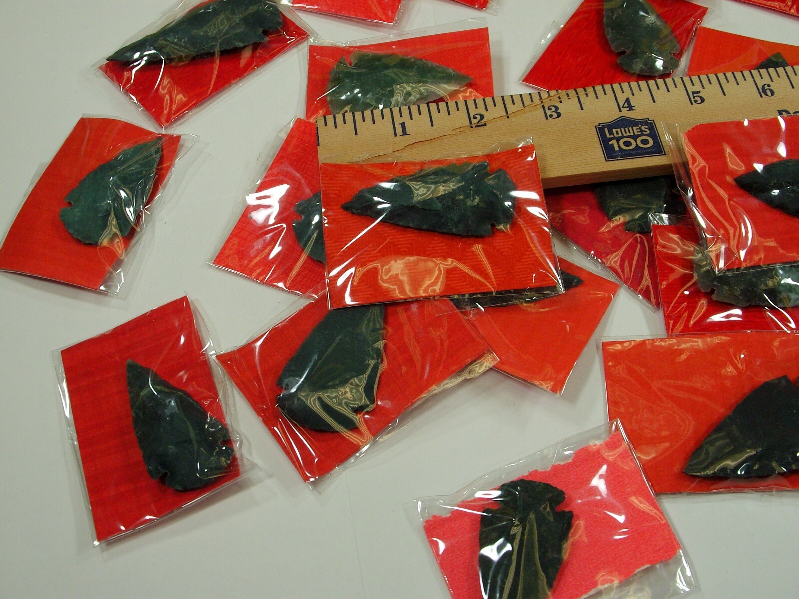 30 Pieces Large 2″ – 2 1/2″ India Handmade Agate Arrowheads Bulk Lot (FC-51) ⭐