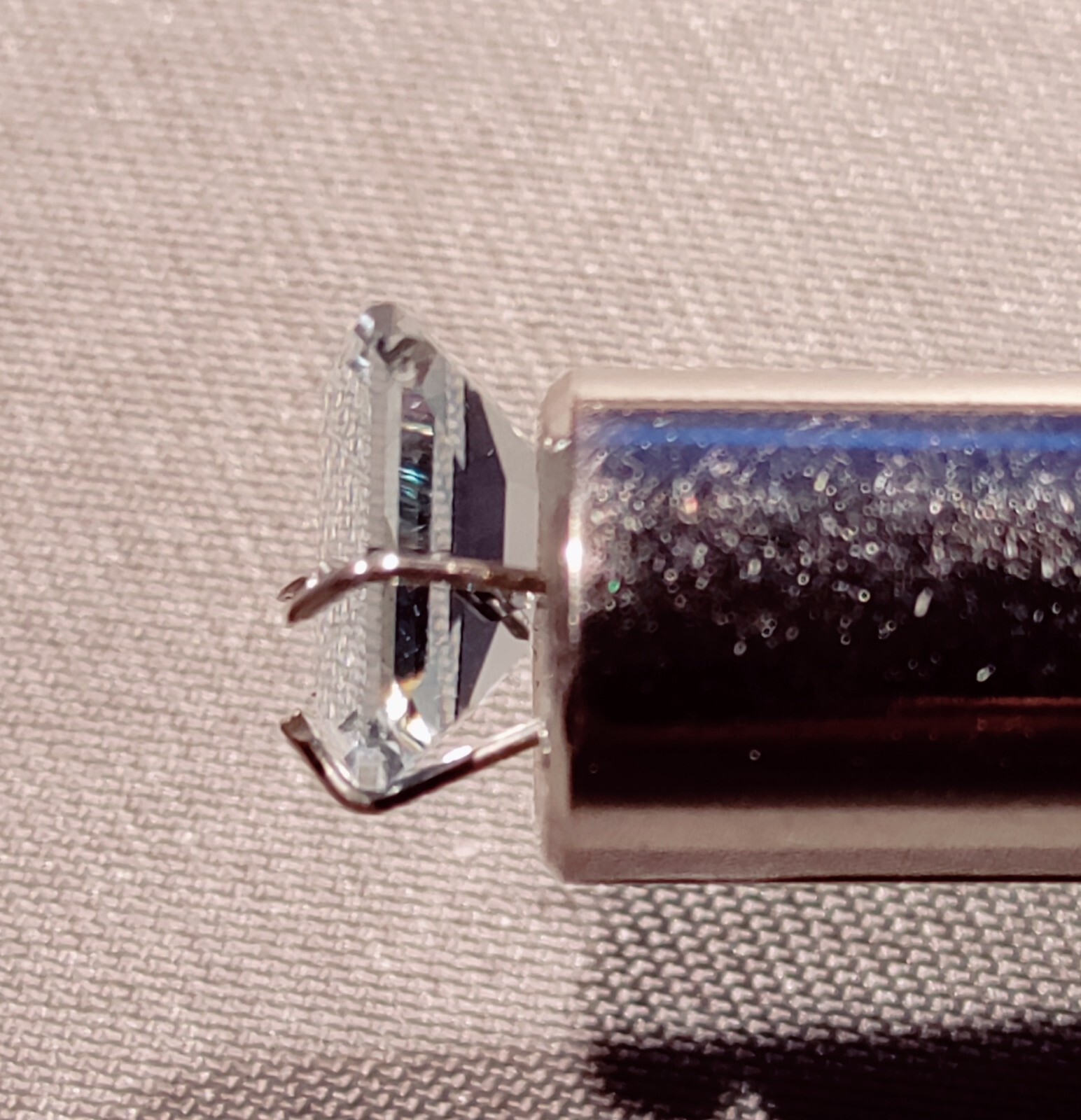 Natural Blue Aquamarine Rectangle Cut, Loose Gem 0.75 ct, 5×7 mm (1631)