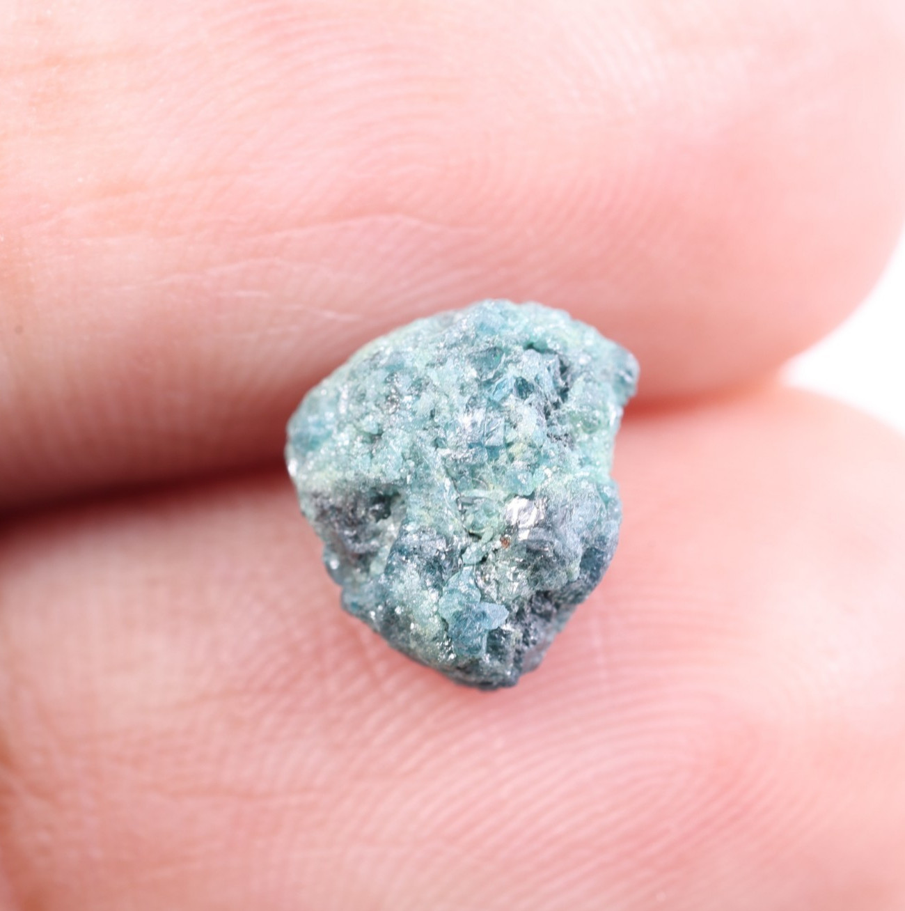 2.06Ct Natural Blue Rough Diamond Loose Uncut Raw Diamond l for Bridal Jewelry.