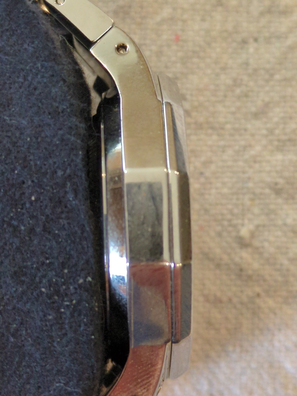 Silver Croton Vintage Rhinestone Stainless Steel Automatic Watch. Brand New!!