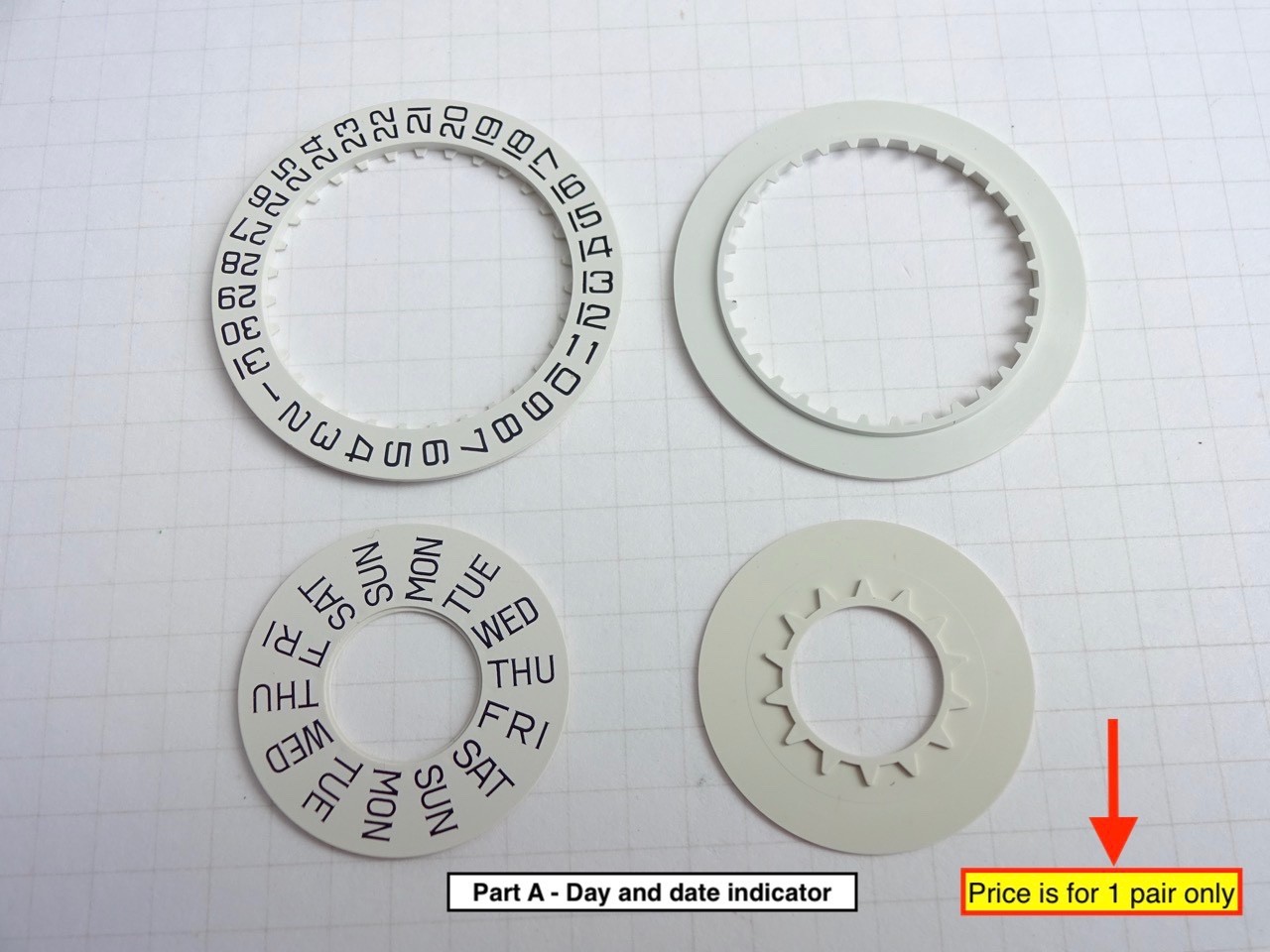 NOS New Factory ESA 9164 (and ESA 9162) Tuning Fork Movement Parts (ref 1354)