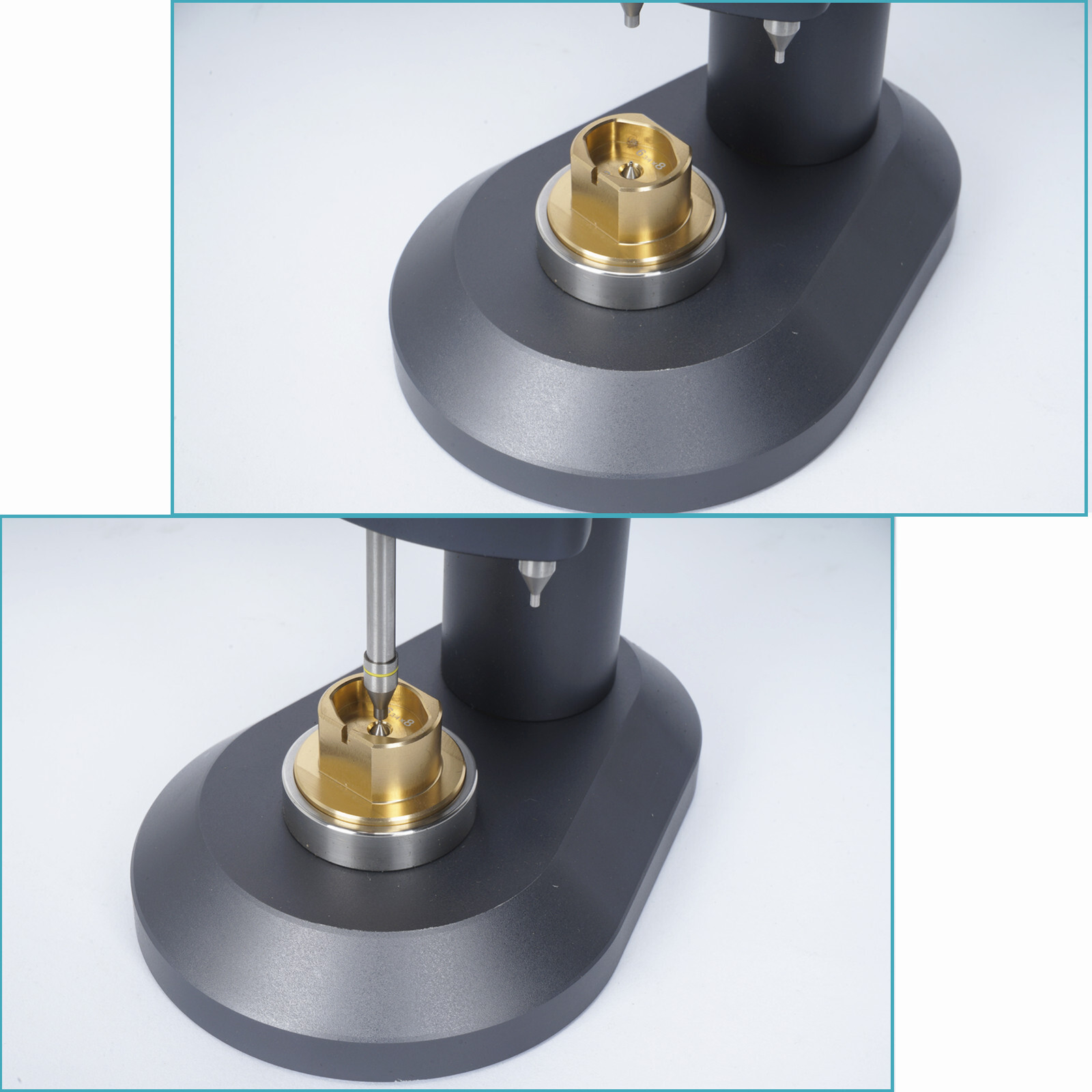 4-Pin High-Precision Watch Hand Presser Press Kit Watchmaker Repair Setting Tool