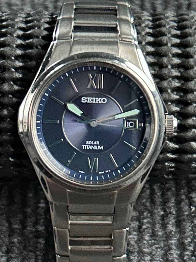 SEIKO Solar Watch, Dark Blue From Japan