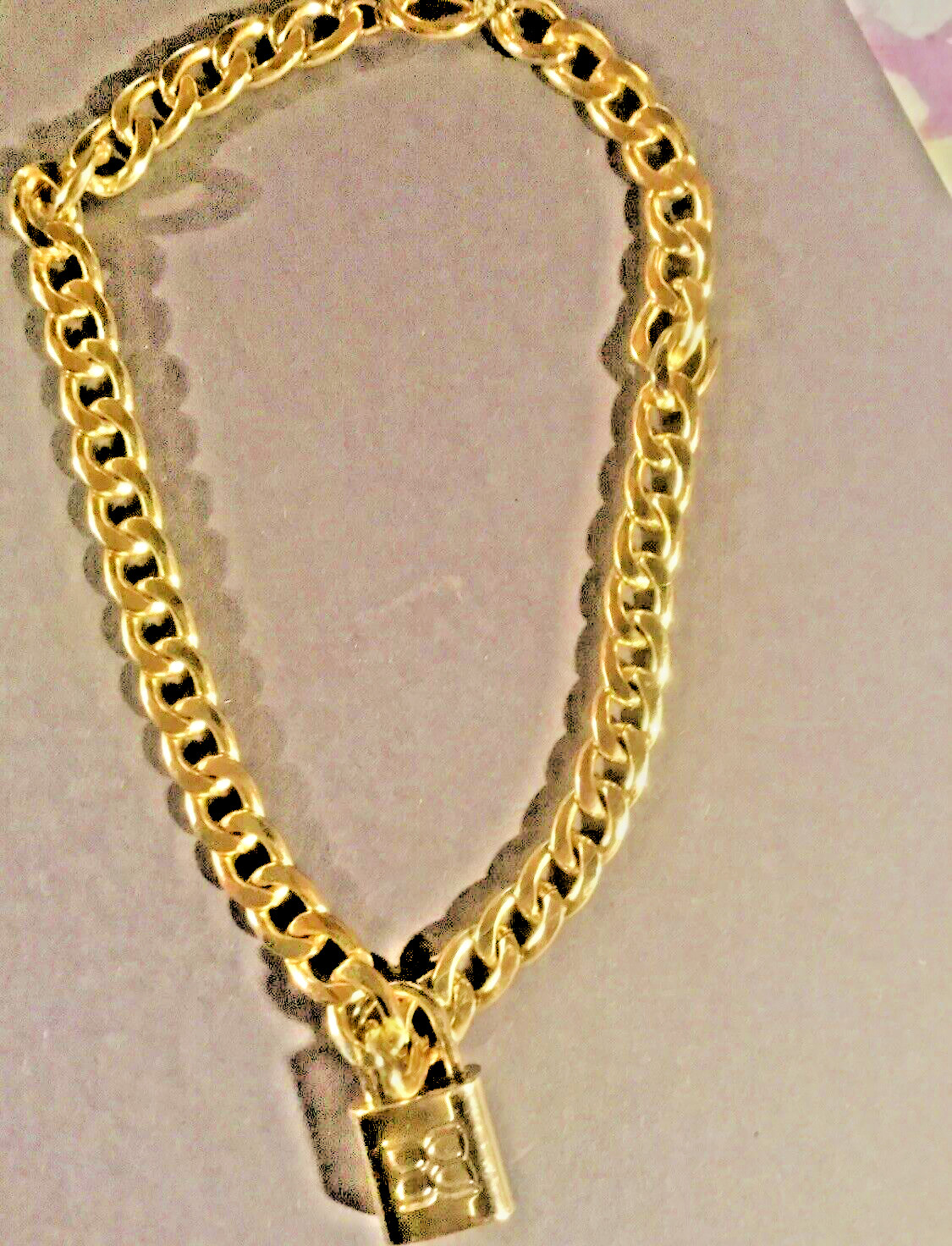 Basic Brothers Lock Heavy Chain Chunky Lock Chain 18 Inches Heavy “Bros”