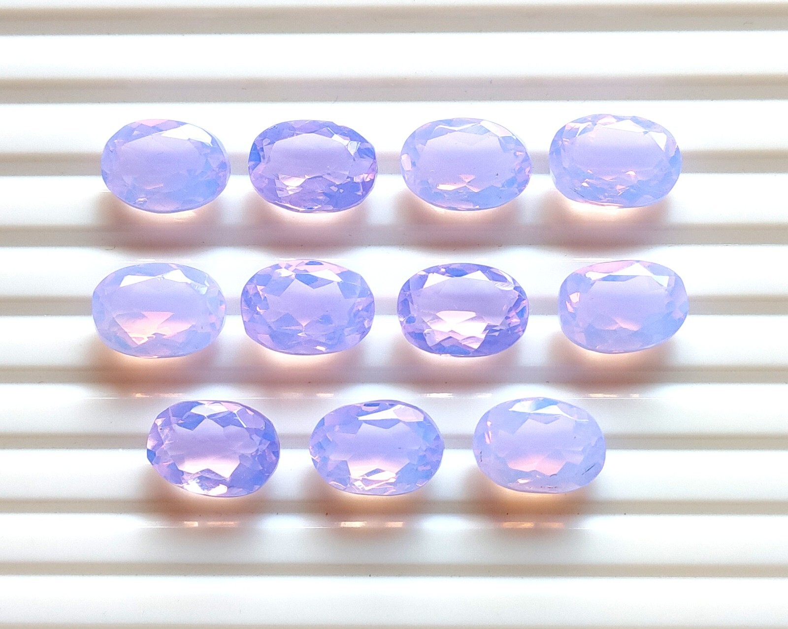 Amazing Lavender Quartz Faceted Cut Oval Shape Gemstone Wholesale Loose Gemstone