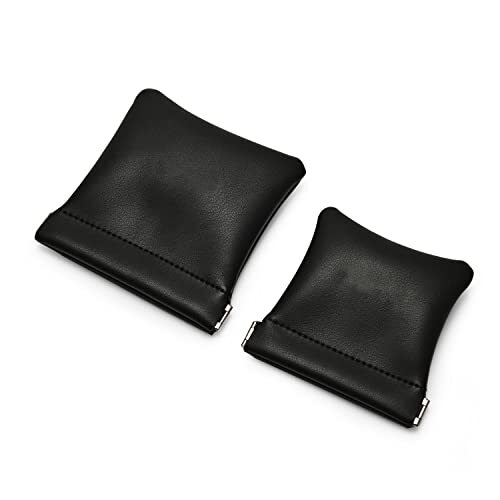 PU Leather Jewelry Travel Bag Leather Jewelry Pouch Christmas,Wedding S Black