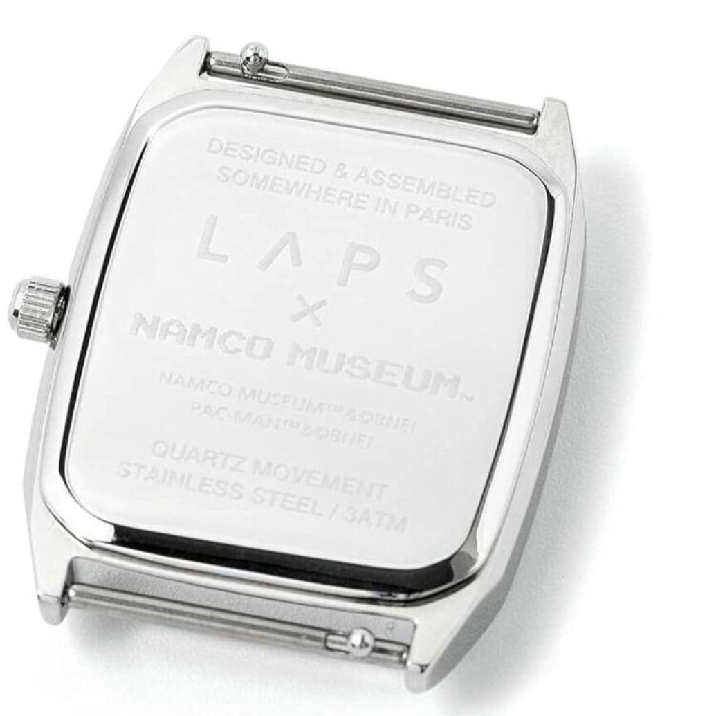 Laps Namco Limited Edition Pac-Man Fluo Orange Wristwatch Two-Piece Strap Analog