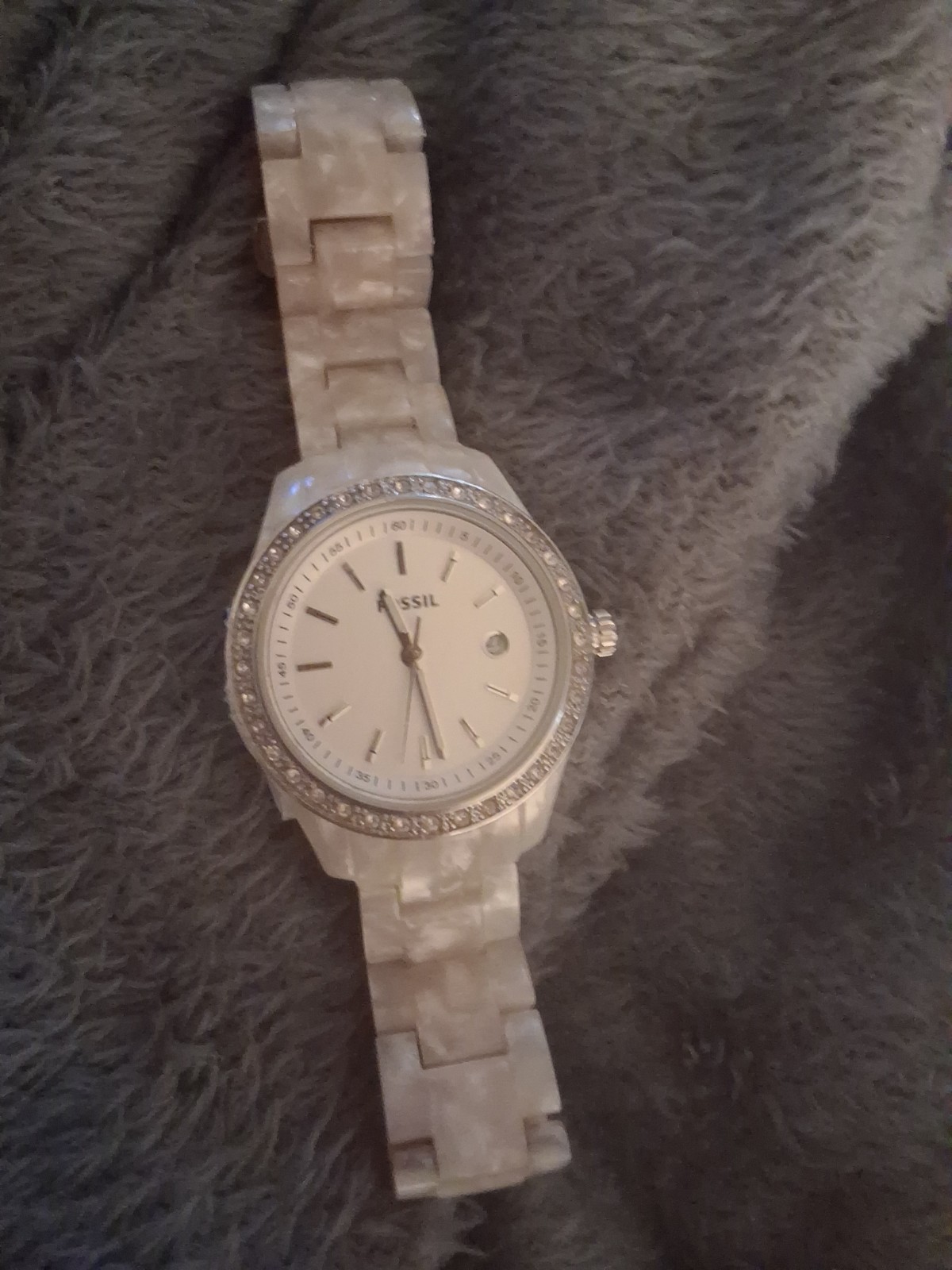 Fossil Stella Mini Three Hand Resin ES2437 Wrist Watch for Women